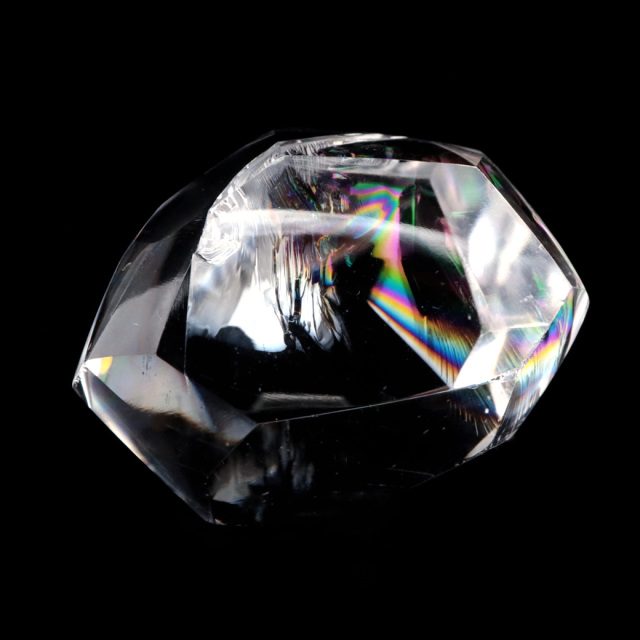 アイリスクォーツ 虹入り 原石 38g 全面磨き 研磨 ポリッシュ