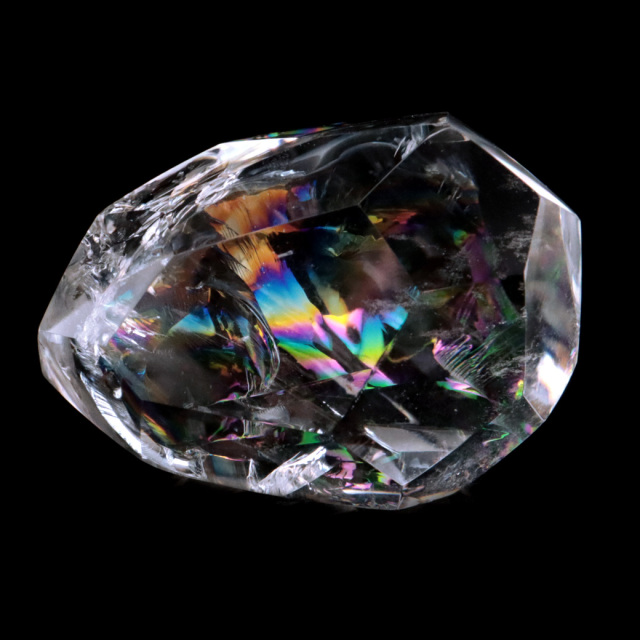 アイリスクォーツ 虹入り 原石 39g 全面磨き 研磨 ポリッシュ