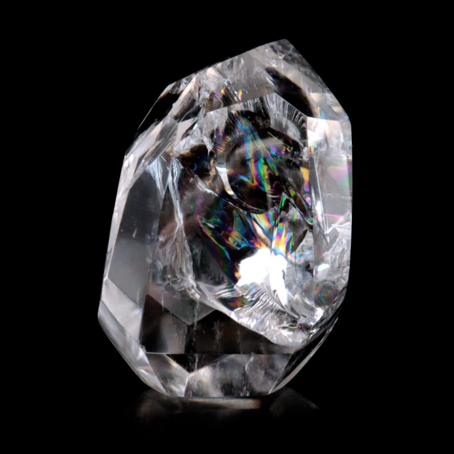 アイリスクォーツ 虹入り 原石 39g 全面磨き 研磨 ポリッシュ