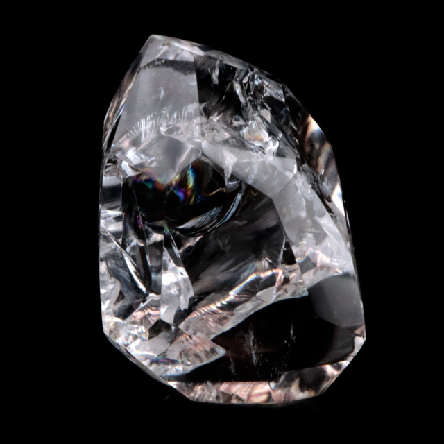 アイリスクォーツ 虹入り 原石 39g 全面磨き 研磨 ポリッシュ