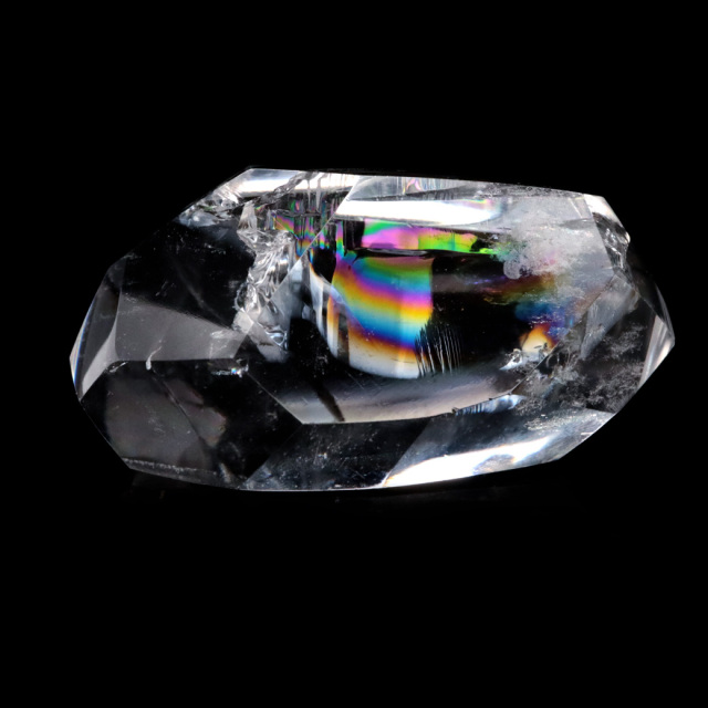 アイリスクォーツ 虹入り 原石 42g 全面磨き 研磨 ポリッシュ