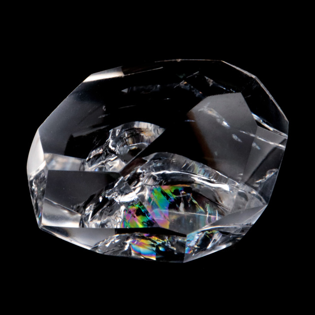 アイリスクォーツ 虹入り 原石 48g 全面磨き 研磨 ポリッシュ