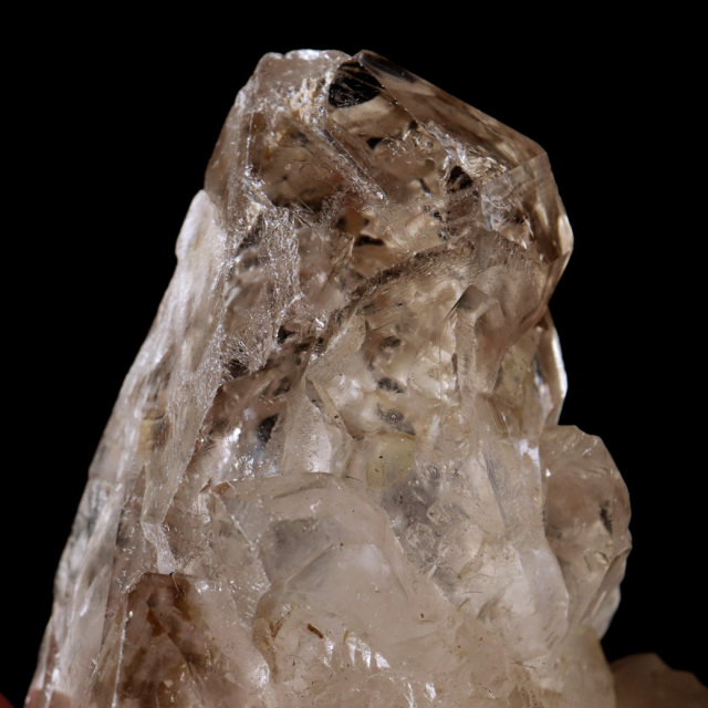 ジャカレー 水晶 クラスター 122g ブラジル産 原石 ワニ水晶 エレスチャルクォーツ 天然石 1点物 パワーストーン クリスタル