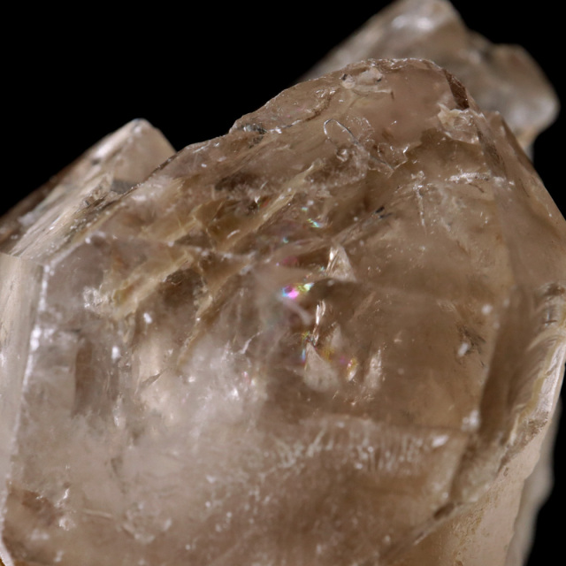ジャカレー 水晶 クラスター 176g ブラジル産 原石 ワニ水晶 エレスチャルクォーツ 天然石 1点物 パワーストーン クリスタル