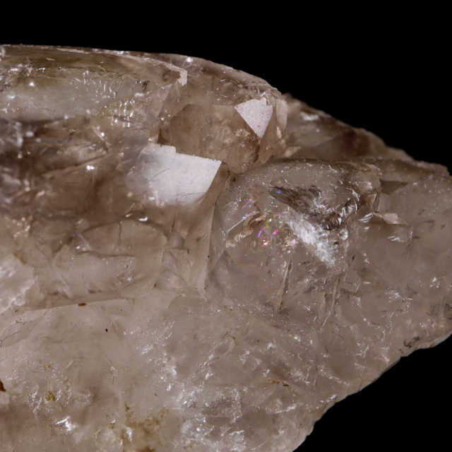 ジャカレー 水晶 クラスター 184g ブラジル産 原石 ワニ水晶 エレスチャルクォーツ 天然石 1点物 パワーストーン クリスタル