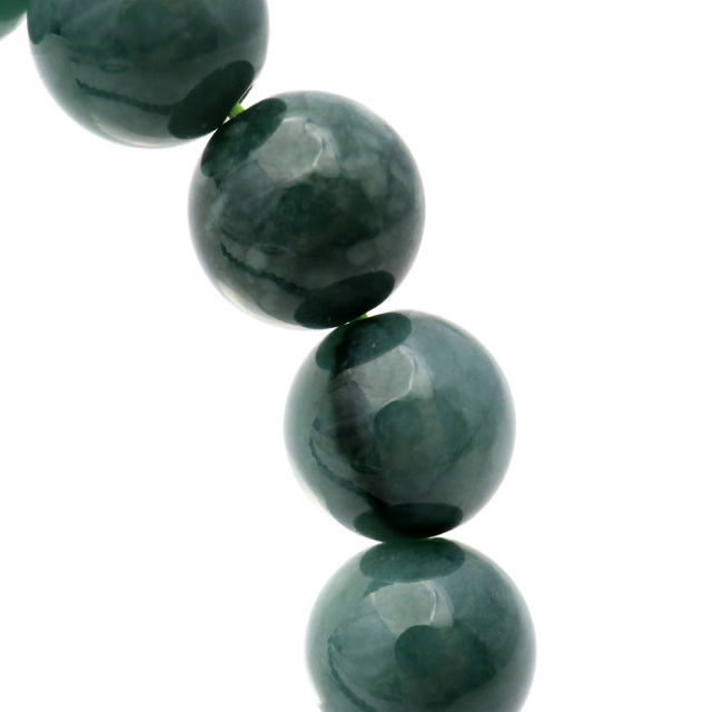 翡翠 グアテマラ産 ブレスレット 8mm ひすい ジェイド 天然石 パワーストーン 5月 誕生石 グリーン