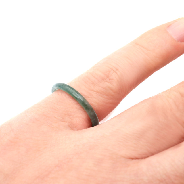 翡翠 グアテマラ産 ネックレス リング 指輪 16号 ひすい ジェイド