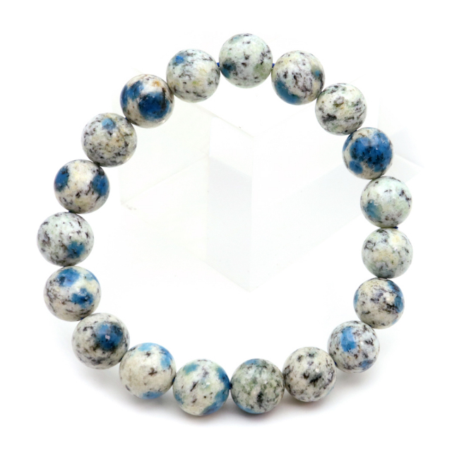K2ブルー AA ブレスレット 10mm パキスタン産 天然石 パワーストーン K2ストーン