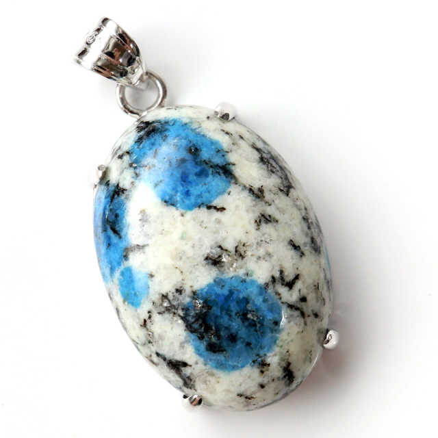 K2ブルー ペンダント Silver925 カラコルム山脈産 天然石 パワーストーン