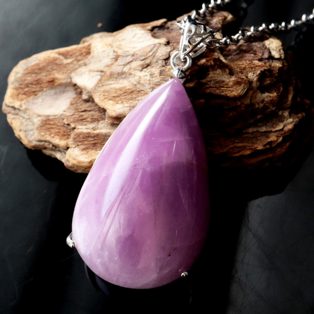 ピンク クンツァイト ペンダント AA 高品質リチア輝石 Silver925 1点もの