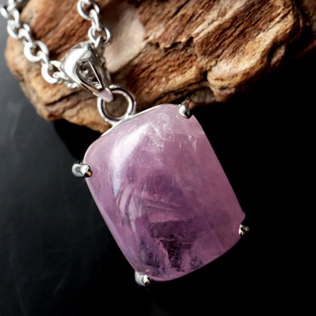 ピンク クンツァイト ペンダント AA 高品質リチア輝石 Silver925 1点もの