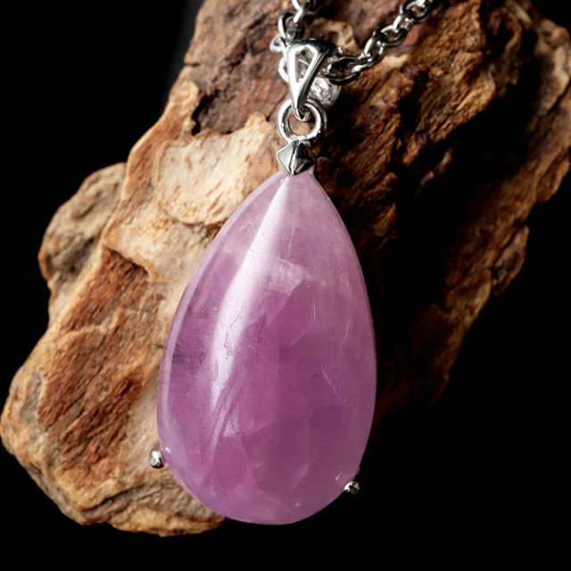 ピンク クンツァイト ペンダント AA 高品質リチア輝石 Silver925 1点もの