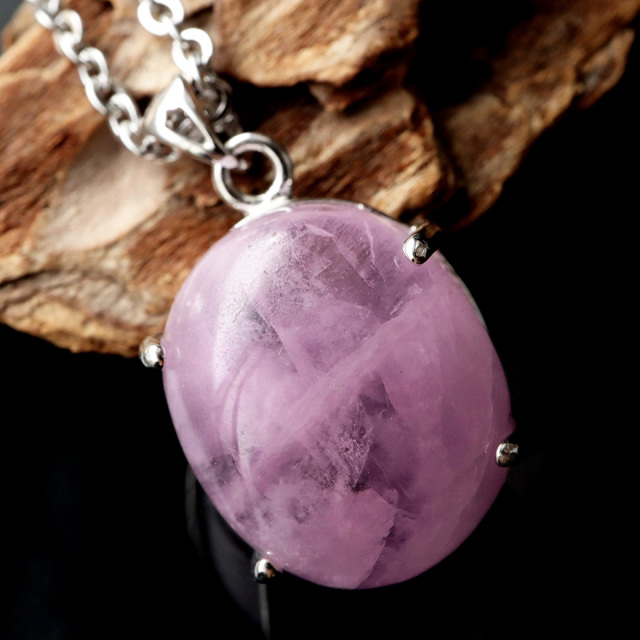 ピンク クンツァイト ペンダント AA 高品質リチア輝石 Silver925 1点もの