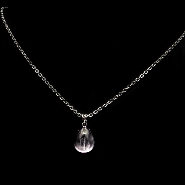 ピンク クンツァイト ペンダントしずく ドロップ 雫 リチア輝石  