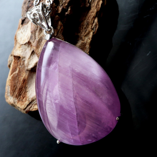 ピンク クンツァイト ペンダント AAA 高品質リチア輝石 Silver925 1点もの