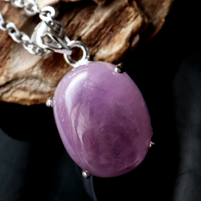 ピンク クンツァイト ペンダント AAA 高品質リチア輝石 Silver925 1点もの