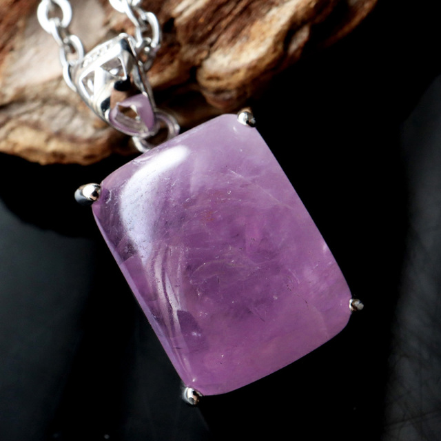 ピンク クンツァイト ペンダント AAA 高品質リチア輝石 Silver925 1点もの