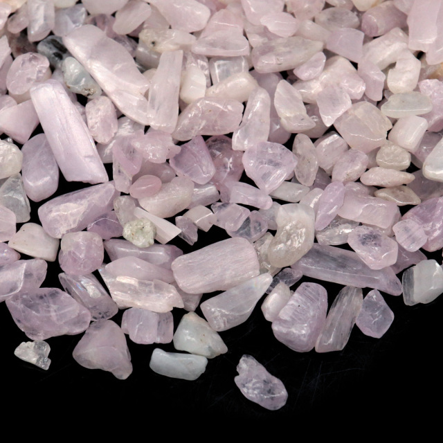 天然石 濃いめ クンツァイト 激安 天然石 パワーストーン 約7mm さざれ 100g クンツァイト Kunzite 天然石 パワーストーン