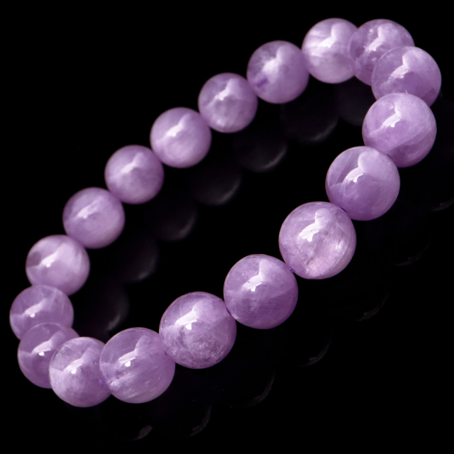 ピンク クンツァイト ブレスレット 11mm AAA リチア輝石 1点もの 