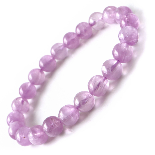 ピンク クンツァイト ブレスレット 8.5mm AAA リチア輝石 1点もの