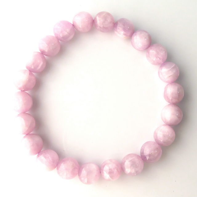 高品質 クンツァイト ブレスレット 1点もの パワーストーン 天然石