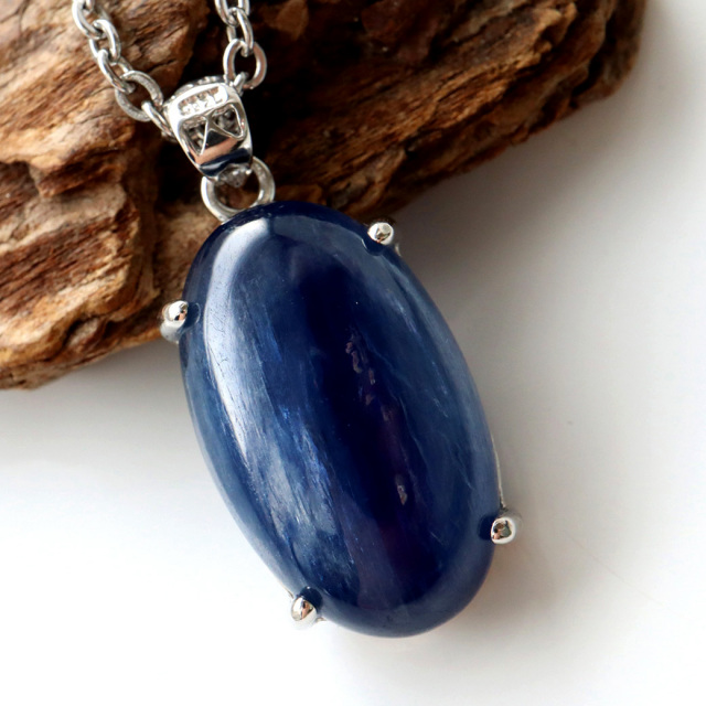 カイヤナイト ペンダント  Silver925 天然石 パワーストーン 1点もの