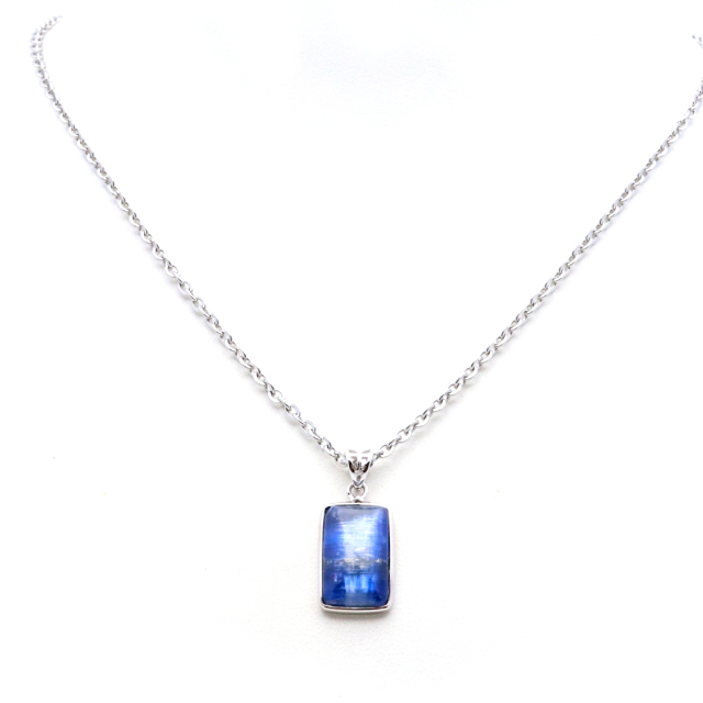 カイヤナイト ペンダント AAA ネパール産 天然石 ネックレス  Silver925 パワーストーン 1点もの Kyanite 藍晶石