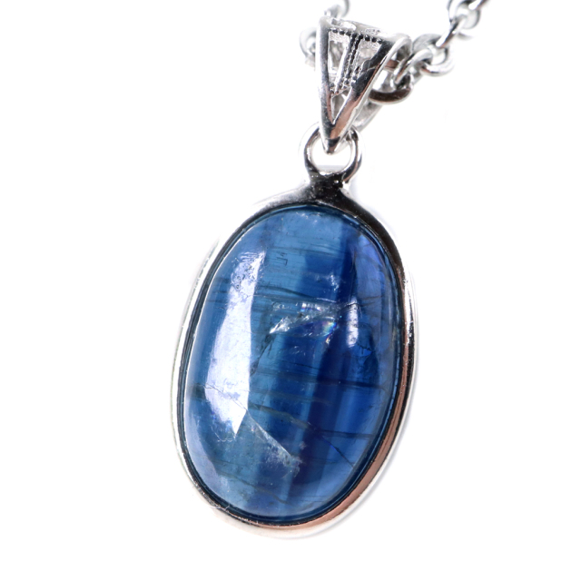 カイヤナイト ペンダント AAA ネパール産 天然石 ネックレス  Silver925 パワーストーン 1点もの Kyanite 藍晶石
