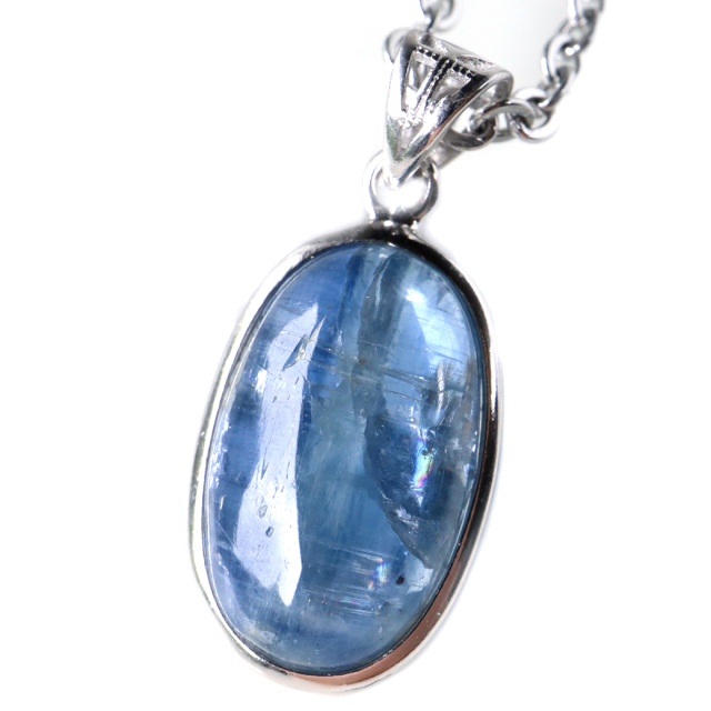 カイヤナイト ペンダント AAA ネパール産 天然石 ネックレス  Silver925 パワーストーン 1点もの Kyanite 藍晶石