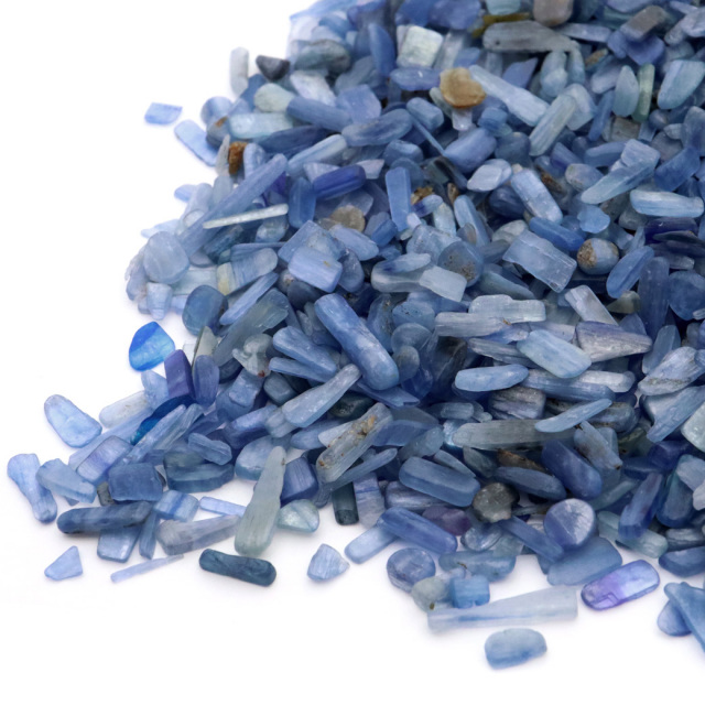 カイヤナイト さざれ石 本物 100g 極小サイズ SS ナチュラルカラー ブラジル産