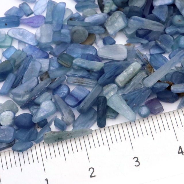 カイヤナイト さざれ石 本物 100g 極小サイズ SS ナチュラルカラー ブラジル産