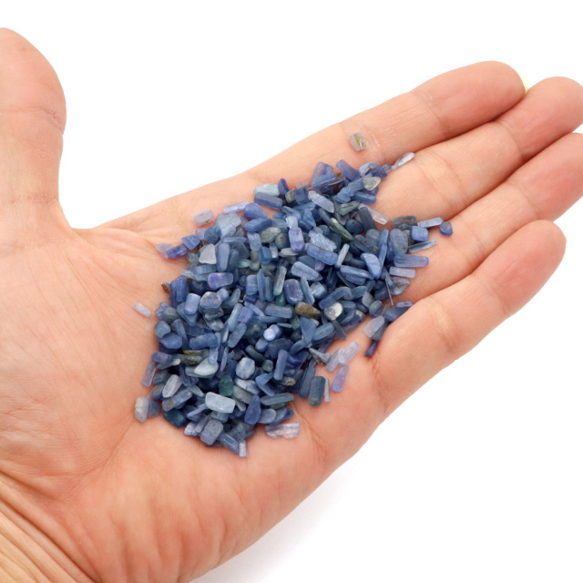 カイヤナイト さざれ石 本物 100g 極小サイズ SS ナチュラルカラー ブラジル産