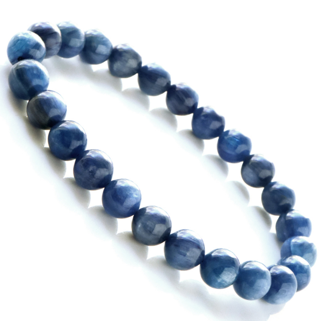 カイヤナイト ブレスレット メンズ レディース ブラジル産 藍晶石 1点もの 天然石 パワーストーン