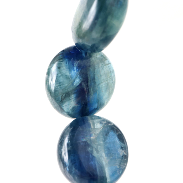 AAA級天然藍晶石（カイヤナイト）丸玉YT3U3/270U111D AAA級天然藍