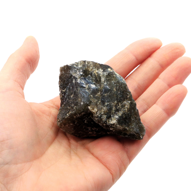 ラブラドライト ラフ原石 マダガスカル産 85g コレクション ラブラドル