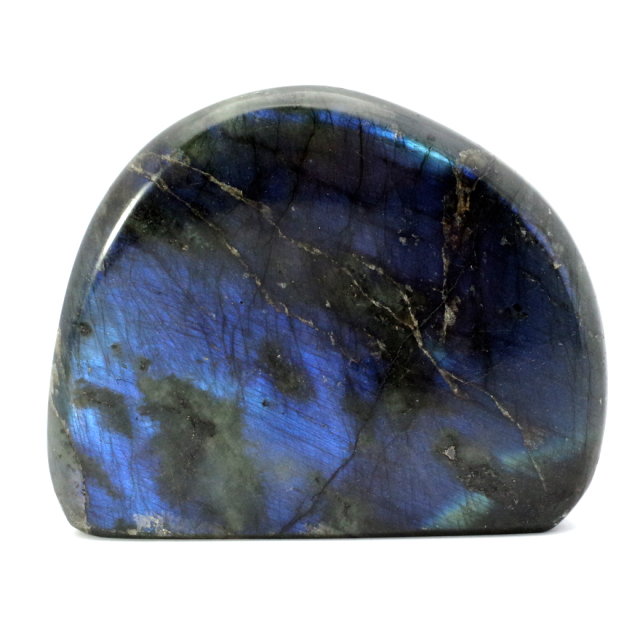 ラブラドライト 原石 鉱物 466g 1点もの シラー 天然石