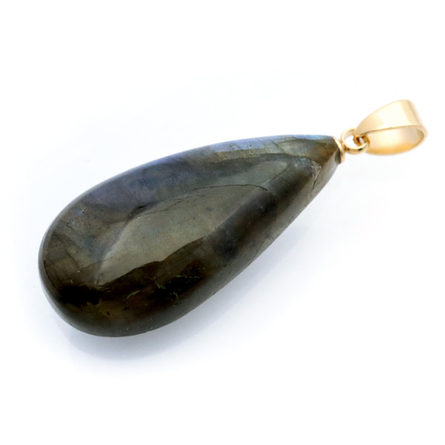 ラブラドライト ペンダント ネックレス 天然石 AAA ブルーシラー パワーストーン 1点もの Labradorite