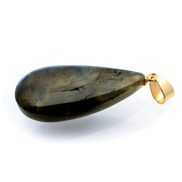 ラブラドライト ペンダント ネックレス 天然石 AAA ブルーシラー パワーストーン 1点もの Labradorite