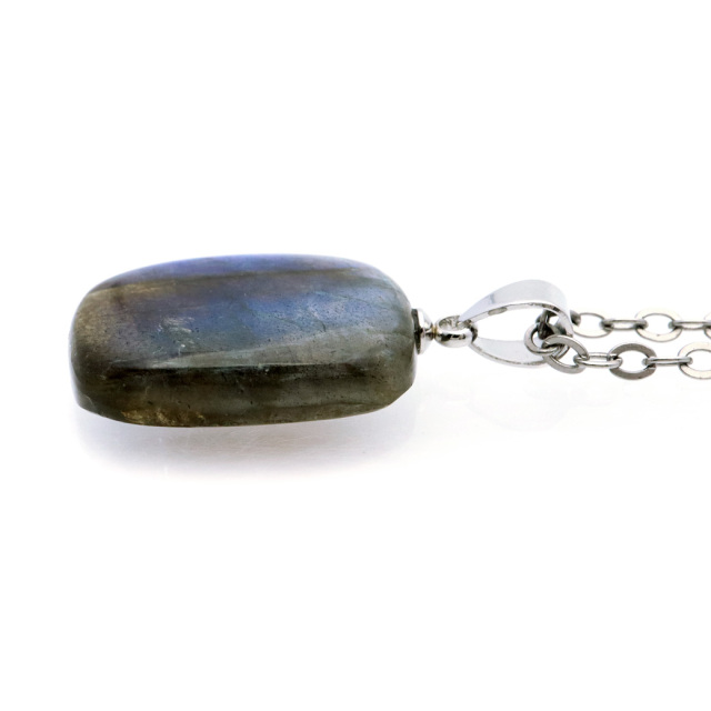 ラブラドライト ペンダント ネックレス 天然石 AAA ブルーシラー パワーストーン 1点もの Labradorite