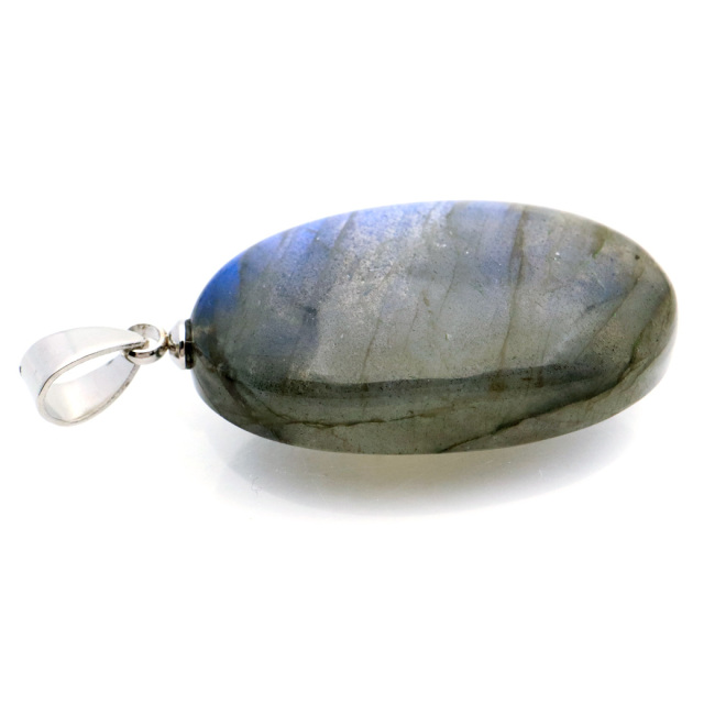 ラブラドライト ペンダント ネックレス 天然石 AAA ブルーシラー パワーストーン 1点もの Labradorite