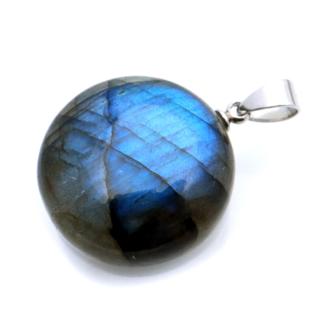 ラブラドライト ペンダント ネックレス 天然石 AAA ブルーシラー パワーストーン 1点もの Labradorite