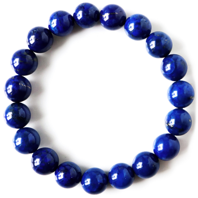 ラピスラズリ ブレスレット 10-11mm 12月 誕生石 天然石