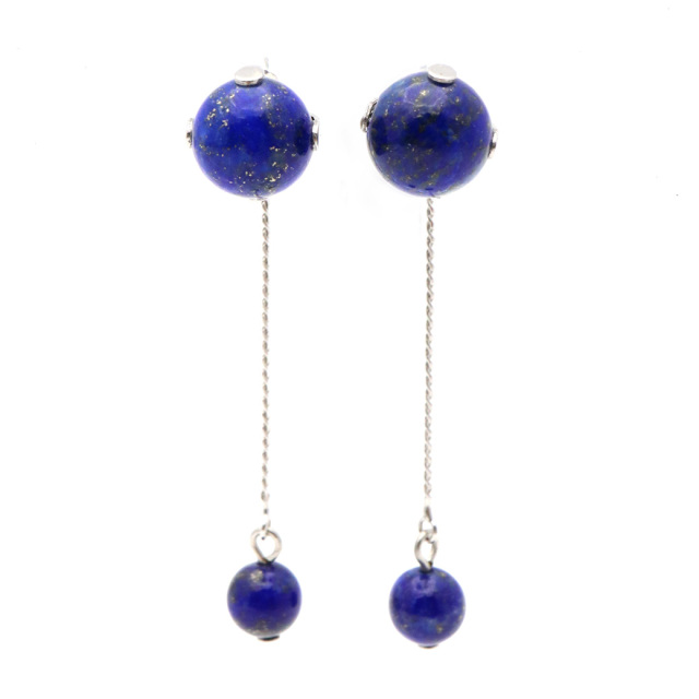 タイガーアイ ピアス レディース 両耳用 ぶどう房型 虎目石 かわいい おしゃれ 天然石 パワーストーン アクセサリー