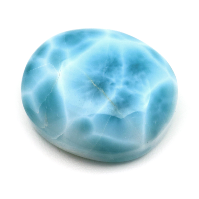 ラリマー ルース 裸石 オーバル 天然石 ロイヤルクラス Srank スカイブルー ドミニカ産