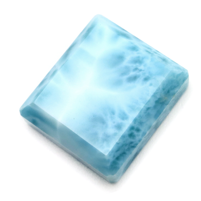 ラリマー ルース 裸石 スクエア 天然石 ロイヤルクラス Srank