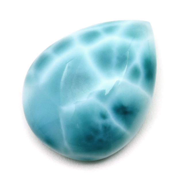 ラリマー ルース 裸石 しずく ドロップ 天然石 ロイヤルクラス Srank スカイブルー ドミニカ産