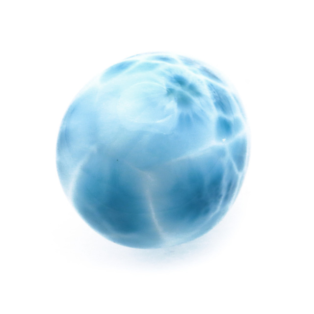 ラリマー ネックレス 天然石 ペンダント 18金 K18 ロイヤルクラス Srank スカイブルー ドミニカ産 パワーストーン