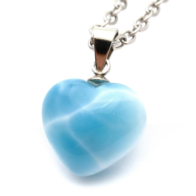 天然石⭐︎ラリマー⭐︎月⭐︎ムーン⭐︎二個セット⭐︎ペンダント