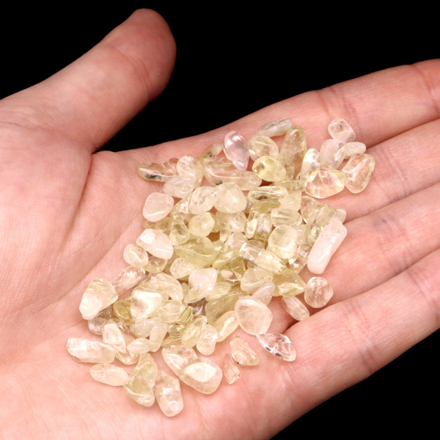 レモンクォーツ さざれ石 サイズ小 100g 天然石 パワーストーン 浄化グッズ