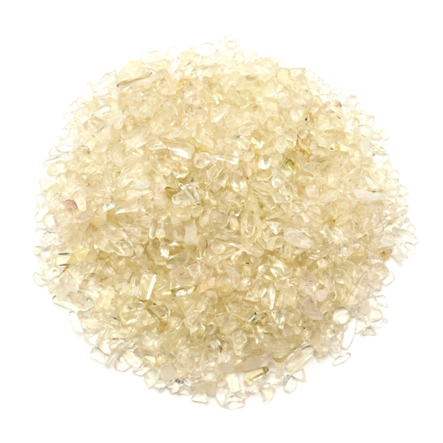 レモンクォーツ さざれ石 サイズ極小 SS 100g 天然石 パワーストーン 浄化グッズ ネイルパーツ 材料 レジンパーツ おうち時間